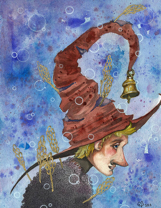 The Wizard and The Bell - Art Print